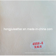 White Crumpled Furniture Used Waxy Oil Leather